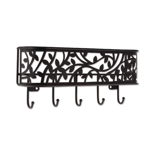 DII® 13" Black Mail & Key Organizer Wall Mount